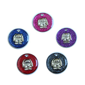 Glitter Hond 25mm