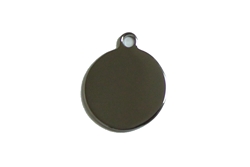 Rvs rond 20mm     RVS ID-penning - Hondenpenning - Kattenpenning