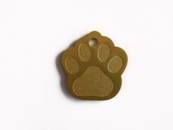 ACTIE! Penning Poot 3D OP=OP     ID-penning - Hondenpenning - Kattenpenning