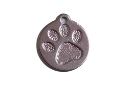 ACTIE! Penning rond-poot op=op     ID-penning - Hondenpenning - Kattenpenning